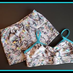 "Body Wrappers" 2 piece dance outfit